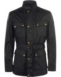 Belstaff - Trialmaster Water And Wind Resistant Waxed Cotton Long Sleeve Wax Jacket - Lyst
