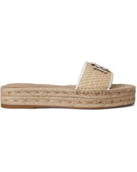 Ralph Lauren - Flatform Sandals - Lyst