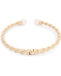 Ralph Lauren - Pearl Rope Cuff Bangle - Lyst
