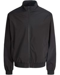 Jack & Jones - Charge Full-Zip Stand-Collar Bomber - Lyst