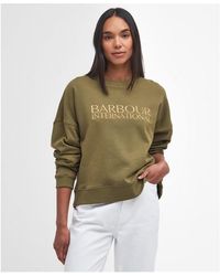 Barbour - Carla Logo Sweatshirt - Lyst