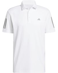 adidas - 3 Stripe Polo Shirt - Lyst