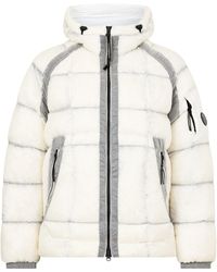 C.P. Company - Dd Shell Sn64 Duck Down Full-Zip Hooded Puffer Jacket - Lyst