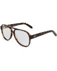 Off-White c/o Virgil Abloh - 8G Style Round Sunglasses - Lyst