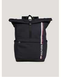 Tommy Hilfiger - Monotype Logo Roll-top Backpack - Lyst