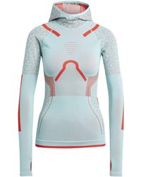 adidas - Long Sleeve Performance Hoodie - Lyst