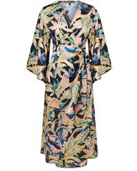 Biba - Kimono Sleeve Wrap Dress - Lyst