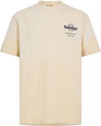 Timberland - Sunfaded Back Graphic T-Shirt - Lyst