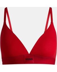 HUGO - Boss Triangle Bra - Lyst