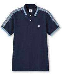 Pretty Green - Eclipse Tape Short-Sleeve Polo Shirt - Lyst