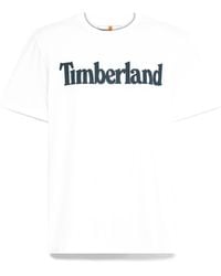 Timberland - Northwood Wordmark Logo Cotton Short-Sleeve T-Shirt - Lyst