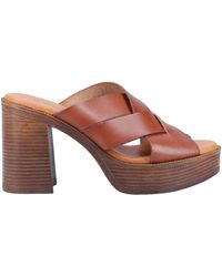 Hush Puppies - Gigi Leather Heeled Sandals - Lyst