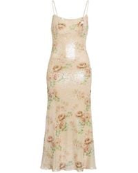 Bardot - Adoni Sequin Mesh Midi Dress - Lyst