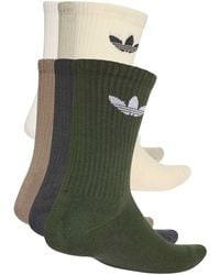 adidas Originals - Adi Og Trefoil Cotton Crew Socks 6 Pack - Lyst