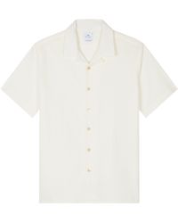 Paul Smith - Seersucker Short Sleeve Plain Shirt - Lyst