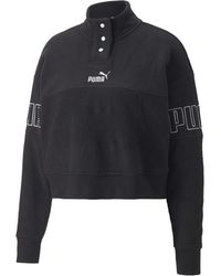 PUMA - S Power Winterised Sweatshirt Black L - Lyst