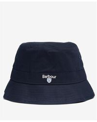 Barbour - Navy Cascade Bucket Hat - Lyst