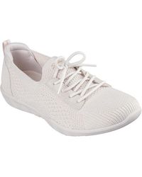 Skechers - Eng Knit Deco Lace Scooped Slip-on Slip On Runners - Lyst