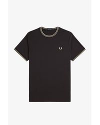 Fred Perry - Twin Tipped T-Shirt - Lyst