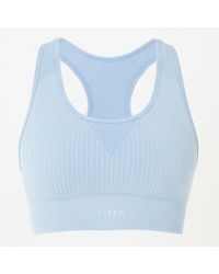 Usa Pro - Up Seamless Crop Sports Bra - Lyst