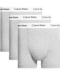 Calvin Klein - 3 Pack Cotton Stretch Boxer Shorts - Lyst