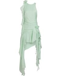Bardot - Ivana Georgette High Neck Low Mini Dress - Lyst