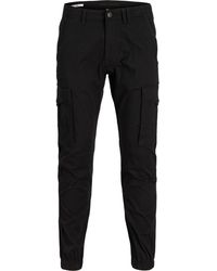 Jack & Jones - Slim Stretch Cuffed Cargo Pants - Lyst
