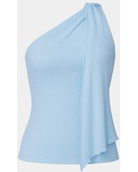 I Saw It First - One Shoulder Drape Top - Lyst
