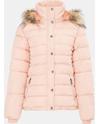 I Saw It First - Isif Detachable Hood Fur Trim Sherpa Lined Parka - Lyst