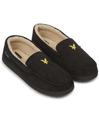 Lyle & Scott - Moccasin Slippers - Lyst