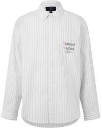 Represent - Pinstripe Long Sleeve Patterned Shirt - Lyst