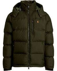 Polo Ralph Lauren - El Cap Water Resistant Duck Down Detachable Hood Short Puffer Jacket - Lyst