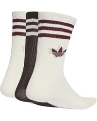 adidas Originals - Adi Og 3S Cotton Crew Socks 3 Pack - Lyst