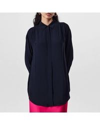 BOSS - Benika Relaxed Fit Blouse - Lyst