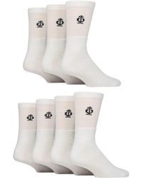 Jeff Banks - 7 Pack Sport Crew Socks - Lyst