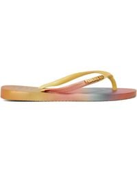 Havaianas - Slim Gradient Sunset Flip Flops - Lyst
