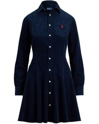 Polo Ralph Lauren - Cord Shirt Dress - Lyst