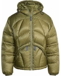adidas - Eqt Full-Zip Hooded Short Puffer Jacket - Lyst