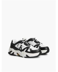 Calvin Klein - Leather Vibram Chunky Trainers - Lyst