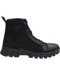 Firetrap - Lucas Leather Ankle Lace Up Hiker Rugged Boots - Lyst