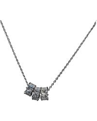 Mason Knight Yager - 18Kt Plate 3 Rings Stones Pendant - Lyst