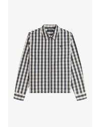 Fred Perry - Long Sleeve Patterned Shirt - Lyst