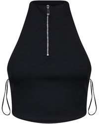Off-White c/o Virgil Abloh - Ribbed Open Back Tank Vest - Lyst