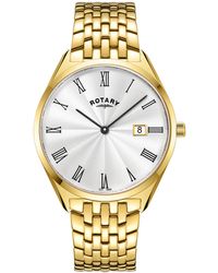 Rotary - Ultra Slim Ss Bracelet Watch - Lyst