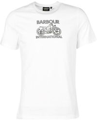 Barbour - Lens Graphic-print T-shirt - Lyst
