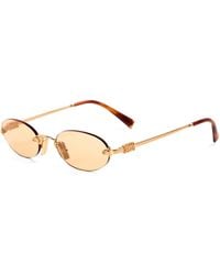 Miu Miu - 0Mu A54S Round Sunglasses - Lyst