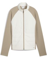 PUMA - Cloudspun Fleece Hybrid Performance Golf Jacket - Lyst