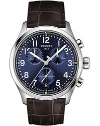Tissot - Chrono L Leather Analogue Quartz Watch - Lyst