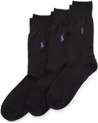 Polo Ralph Lauren - 3 Pack Crew Socks - Lyst