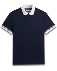 Tommy Hilfiger - Placket Cotton Short-Sleeve Polo - Lyst